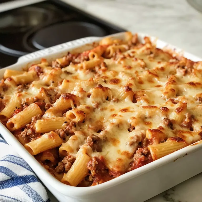 Ultimate Comfort: Baked Ziti with Ground Beef Perfection 14 Ultimate Comfort: Baked Ziti with Ground Beef Perfection - Featured Image