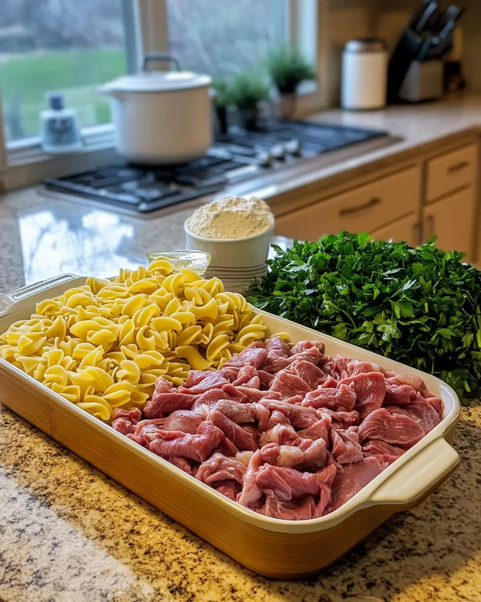 Comfort in a Dish: The Ultimate Beef Stroganoff Casserole Recipe 5 Ingredients for Comfort in a Dish: The Ultimate Beef Stroganoff Casserole Recipe