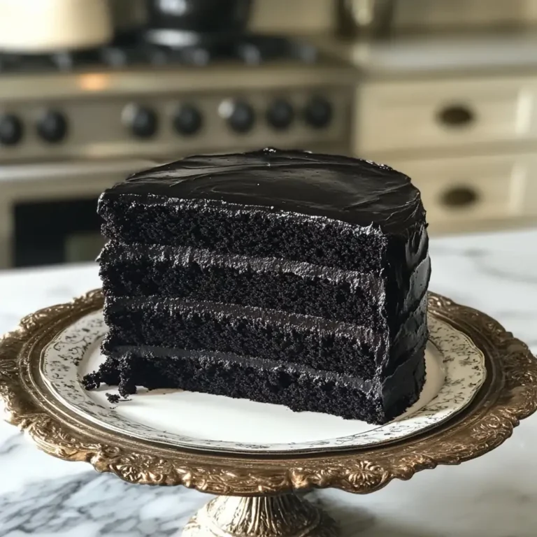 Indulge in the Dark Magic of Black Velvet Halloween Cake - Featured Image