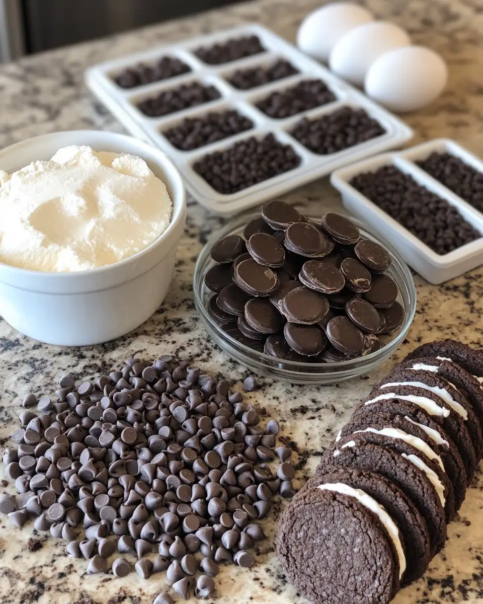 Ingredients for Decadence Defined: Irresistible Brownie Cookie Dough Sandwich Cookies
