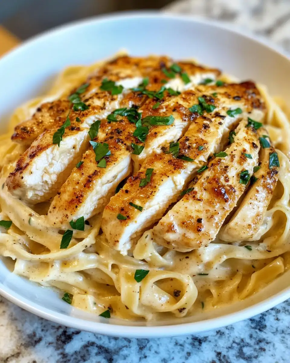 Final dish - Spice Up Your Dinner with Irresistible Cajun Chicken Alfredo