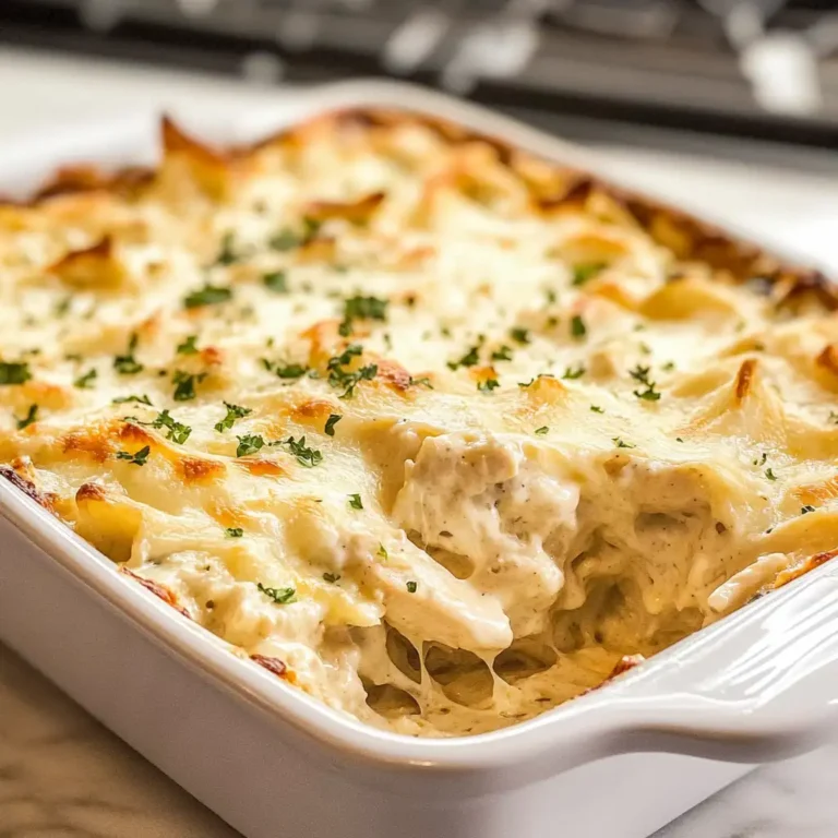 Creamy Comfort: The Ultimate Chicken Alfredo Bake Recipe - Featured Image