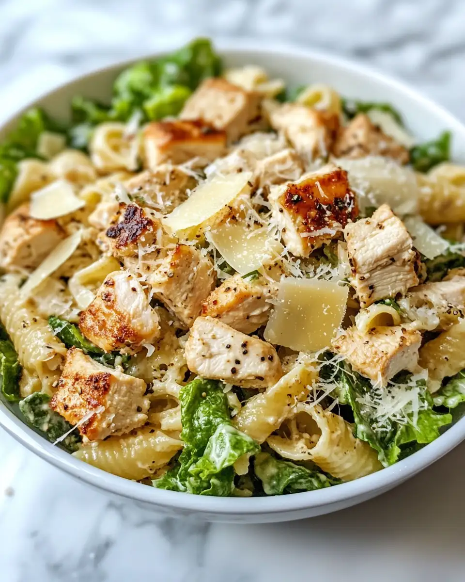 Ultimate Chicken Caesar Pasta Salad for Every Occasion 7 Final dish - Ultimate Chicken Caesar Pasta Salad for Every Occasion