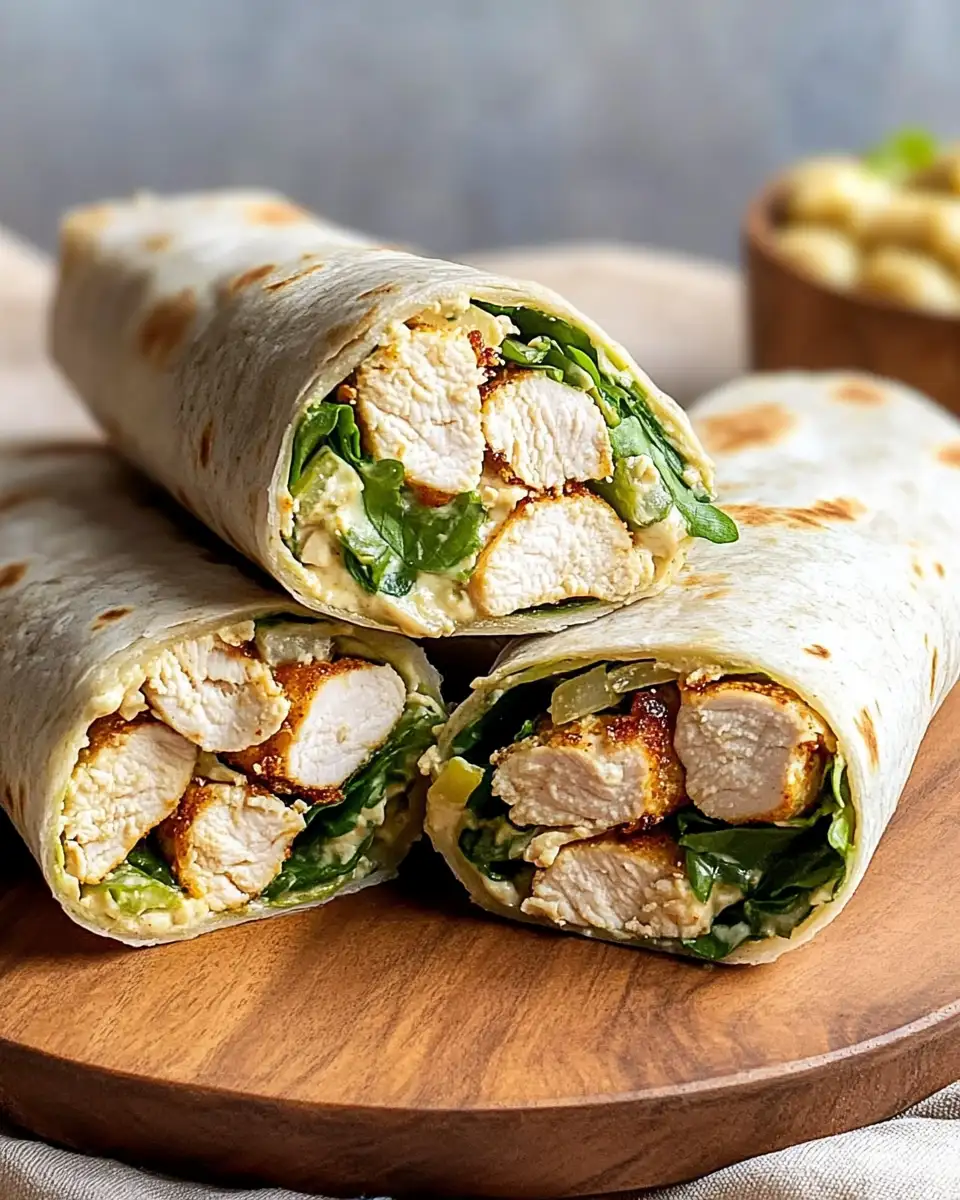 Savor the Flavor: Perfect Chicken Caesar Wrap Recipe - Featured Image