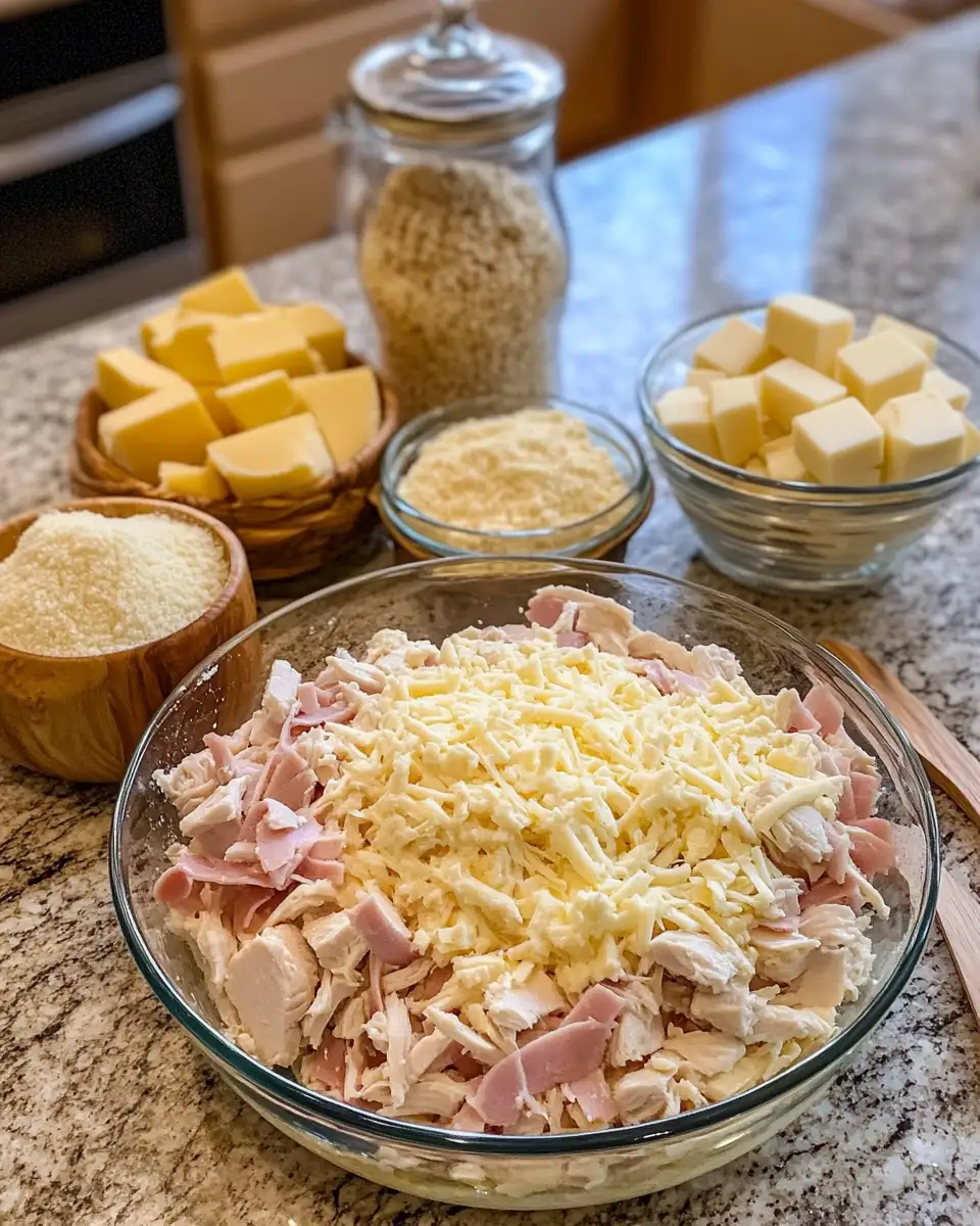 Ingredients for Ultimate Comfort: Chicken Cordon Bleu Casserole Delight