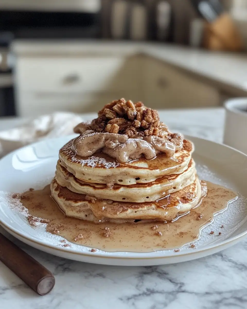 Wake Up to Bliss with Cinnamon Roll Pancakes 6 Final dish - Wake Up to Bliss with Cinnamon Roll Pancakes