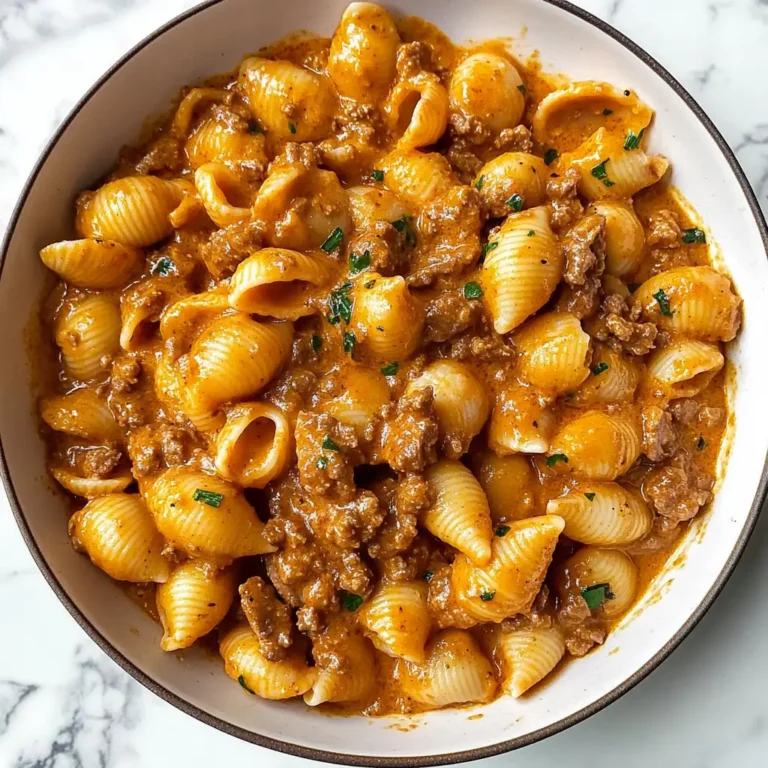 Irresistibly Comforting Creamy Beef and Shells Recipe - Featured Image