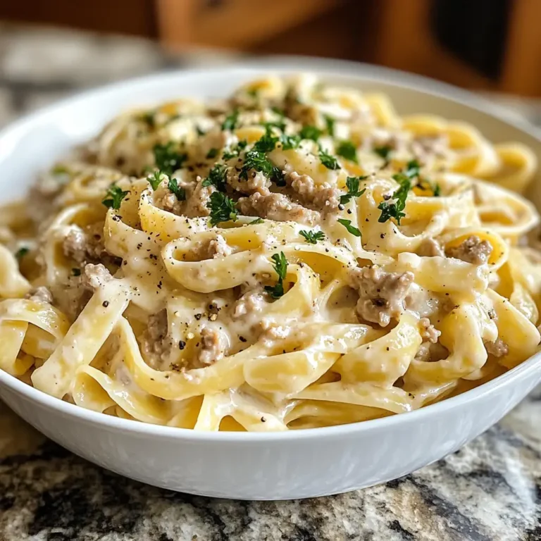 Savor the Comfort: Creamy Ground Turkey Pasta Delight - Featured Image