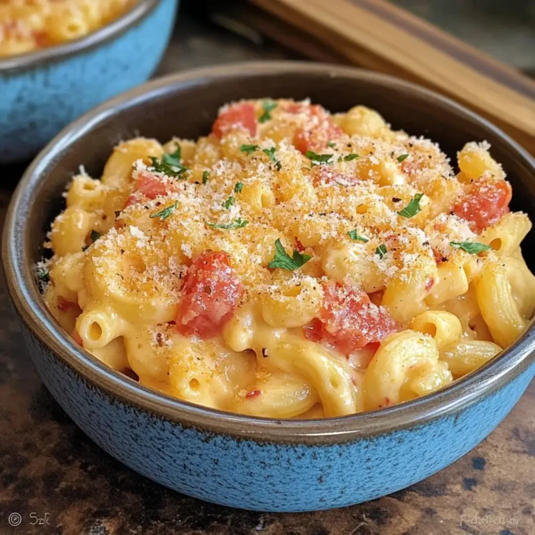 Decadent Comfort: Creamy Tomato Macaroni & Cheese Delight - Featured Image