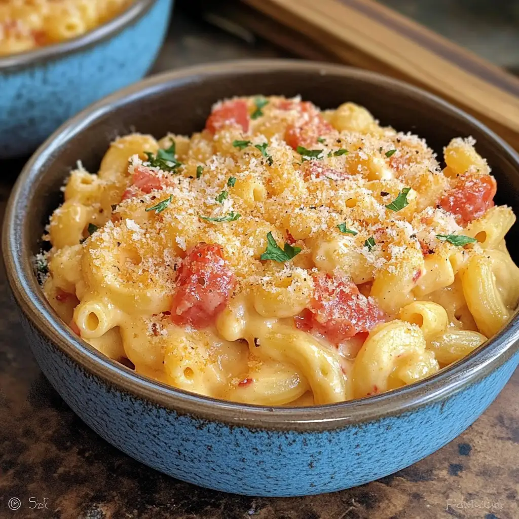 Decadent Comfort: Creamy Tomato Macaroni & Cheese Delight - Featured Image