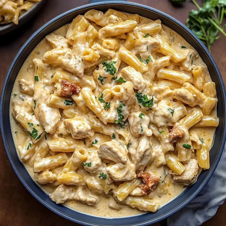 Indulge in the Irresistible Flavors of Creamy Tuscan Chicken Pasta - Featured Image