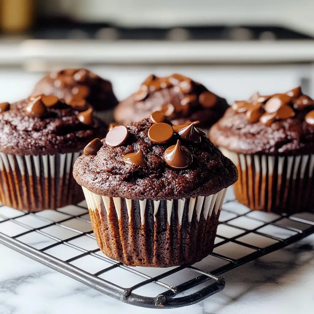 Decadence in Every Bite: Discover the Ultimate Double Chocolate Muffins - Featured Image