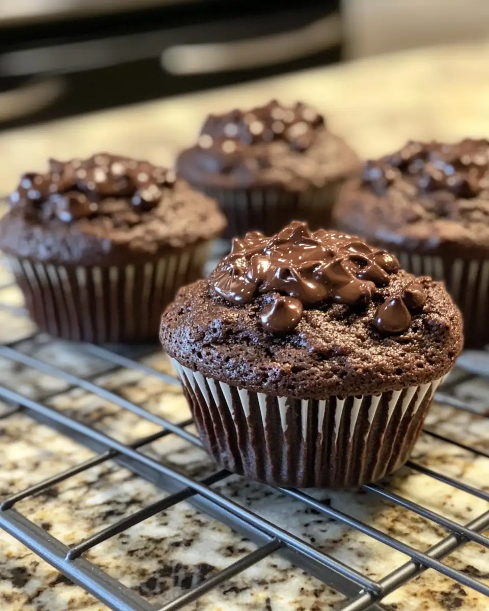 Decadence in Every Bite: Discover the Ultimate Double Chocolate Muffins 6 Final dish - Decadence in Every Bite: Discover the Ultimate Double Chocolate Muffins