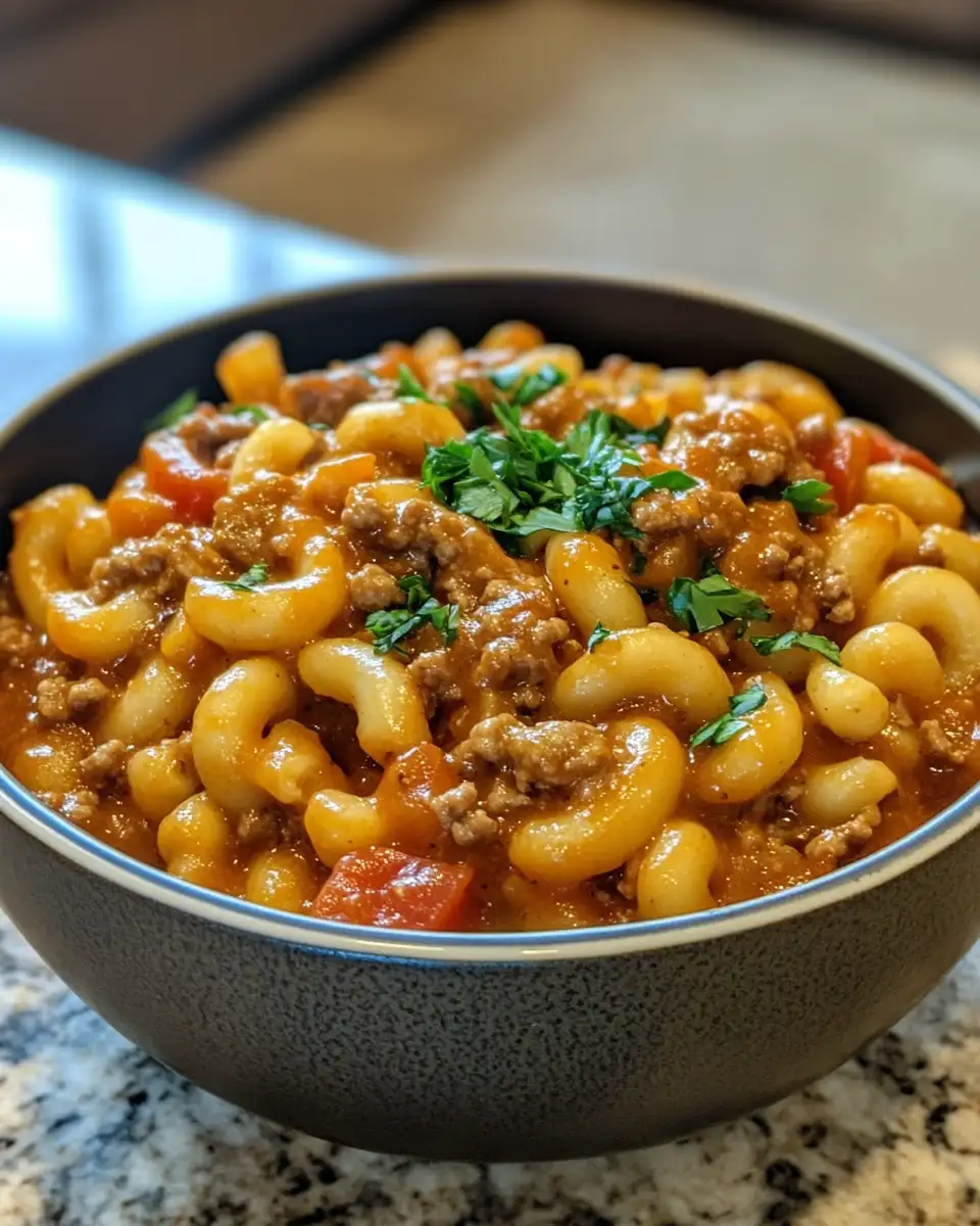 Effortless Comfort: Easy One-Pot American Goulash Delight 6 Final dish - Effortless Comfort: Easy One-Pot American Goulash Delight