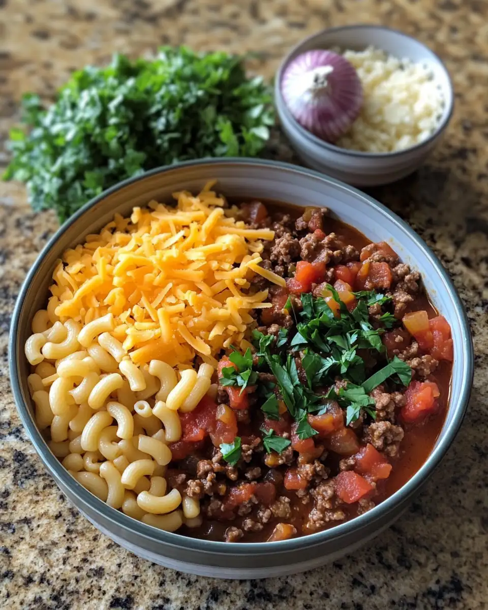 Effortless Comfort: Easy One-Pot American Goulash Delight 4 Ingredients for Effortless Comfort: Easy One-Pot American Goulash Delight