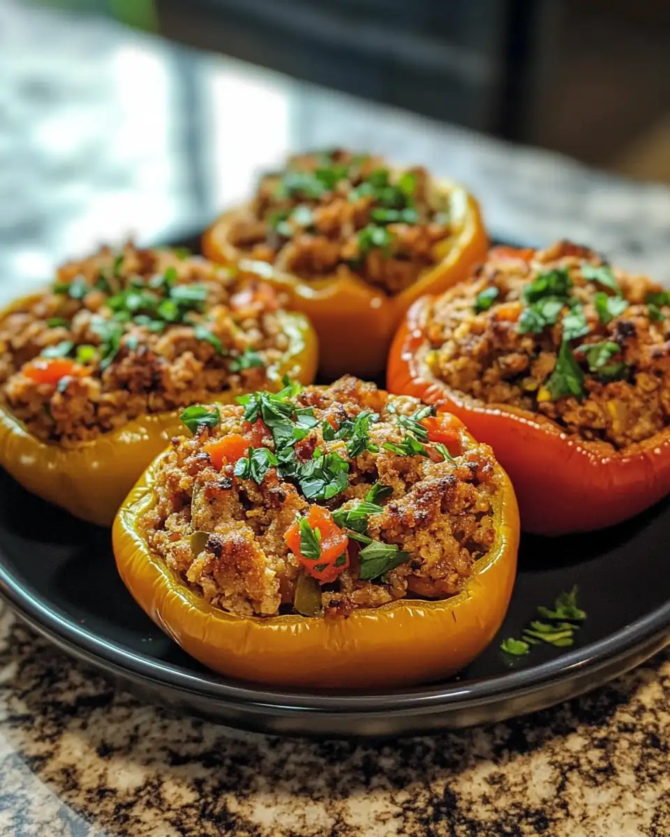 Final dish - Quick and Delicious: Easy Stuffed Bell Peppers for Busy Weeknights
