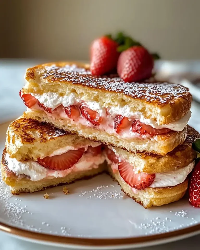 Indulge in Bliss: Fried Strawberry Cheesecake Sandwiches Unleashed - Featured Image