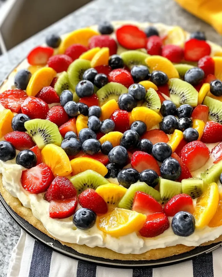Sweet and Refreshing: The Ultimate Fruit Pizza Summer Dessert - Featured Image
