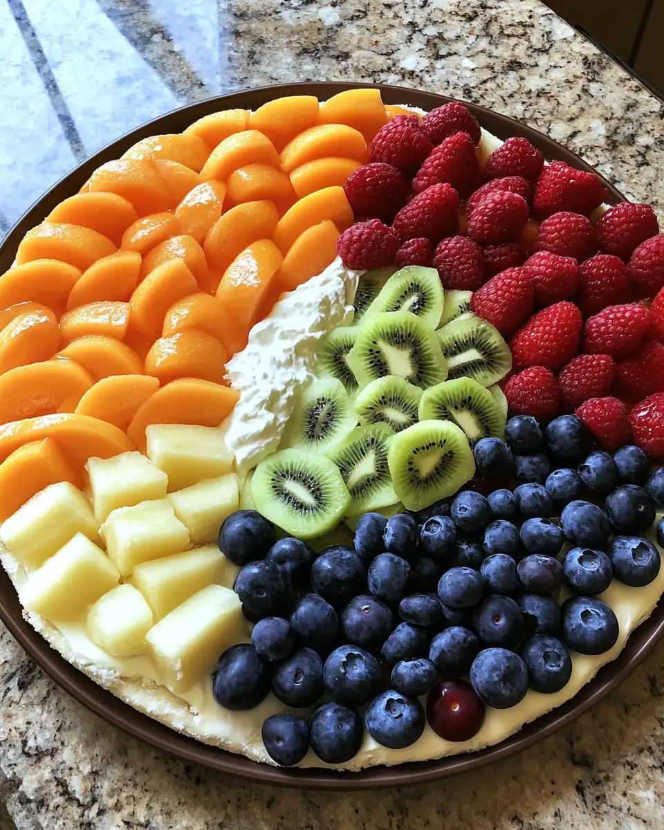Sweet and Refreshing: The Ultimate Fruit Pizza Summer Dessert 5 Ingredients for Sweet and Refreshing: The Ultimate Fruit Pizza Summer Dessert