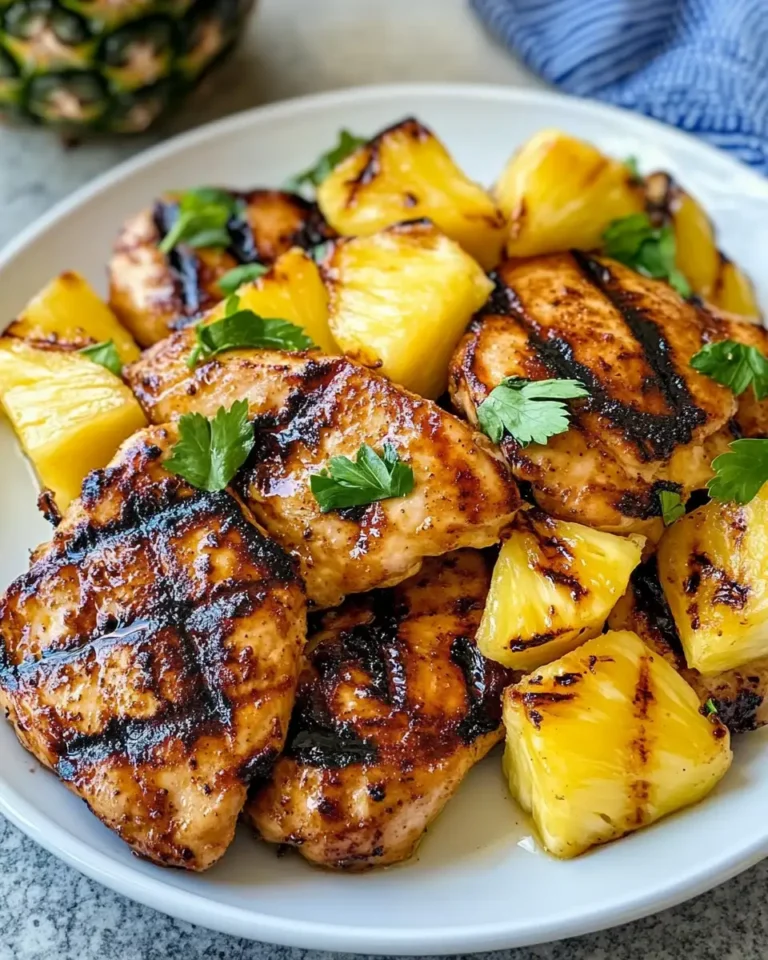 Savor the Tropics: Hawaiian Grilled Chicken and Pineapple Delight - Featured Image