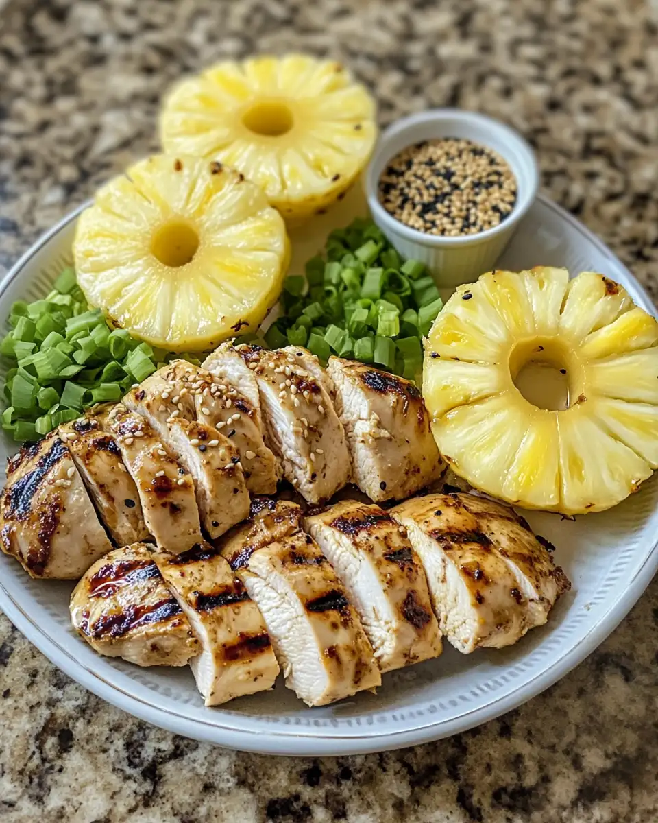Savor the Tropics: Hawaiian Grilled Chicken and Pineapple Delight 5 Ingredients for Savor the Tropics: Hawaiian Grilled Chicken and Pineapple Delight
