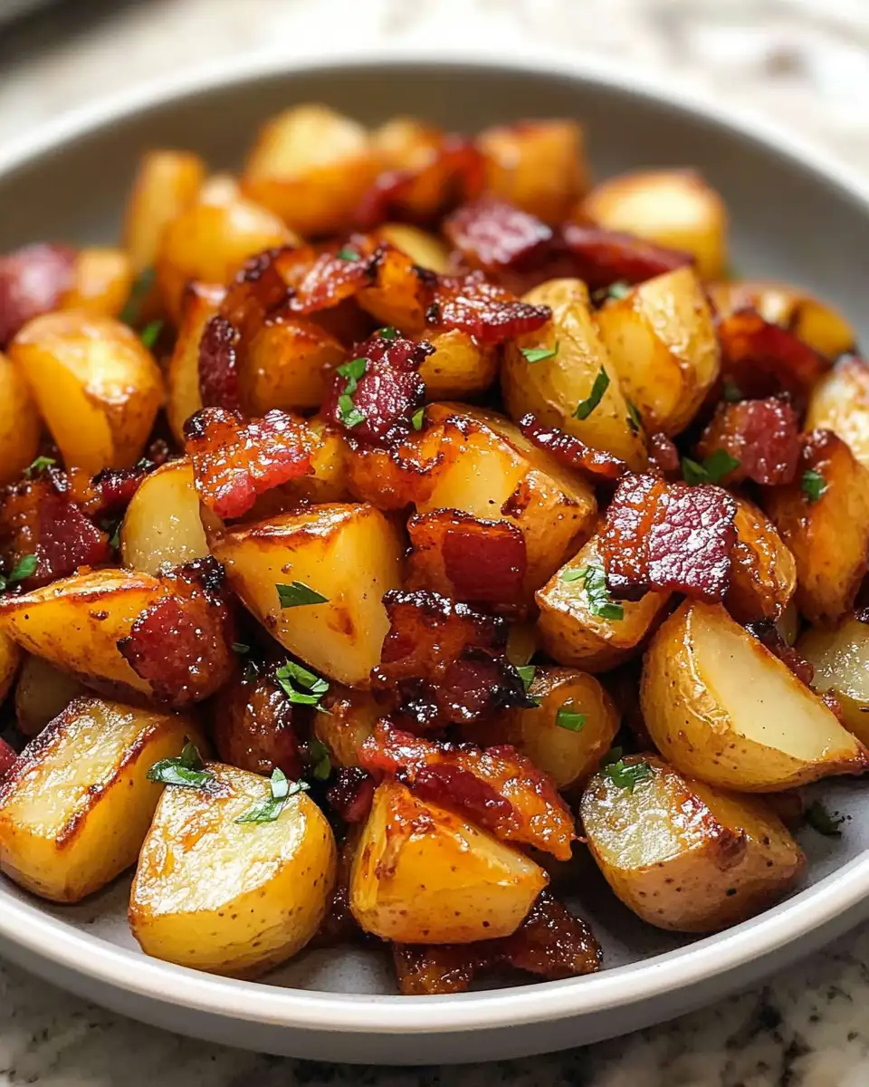 Sweet and Savory Delight: Honey Bacon Roasted Potatoes - Featured Image