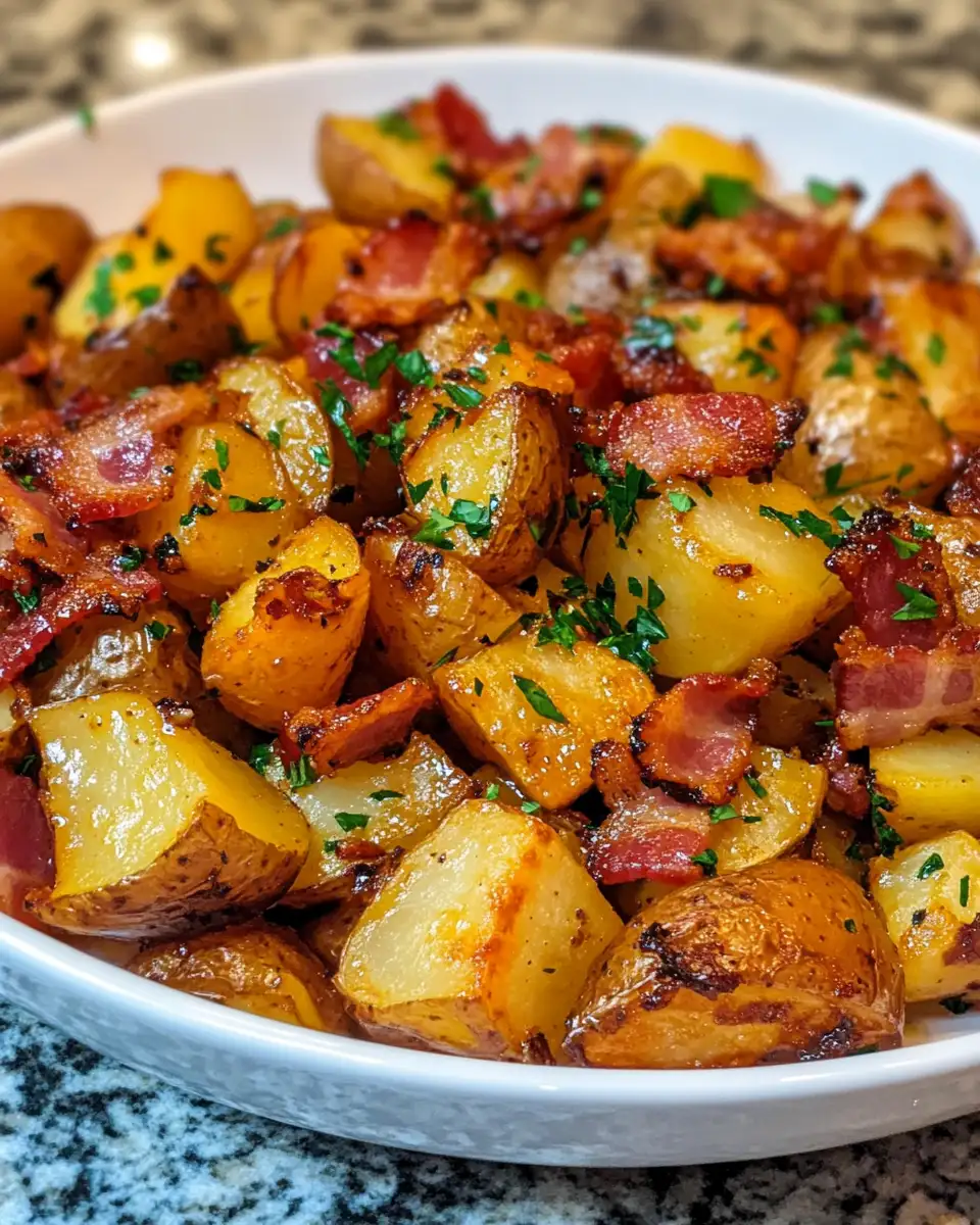 Final dish - Sweet and Savory Delight: Honey Bacon Roasted Potatoes