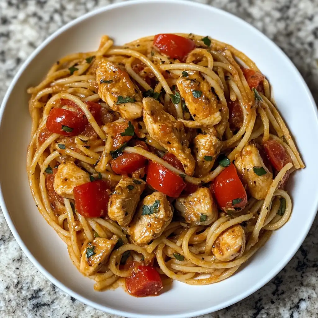 Spice Up Your Dinner with Irresistible Mexican Chicken Spaghetti - Featured Image