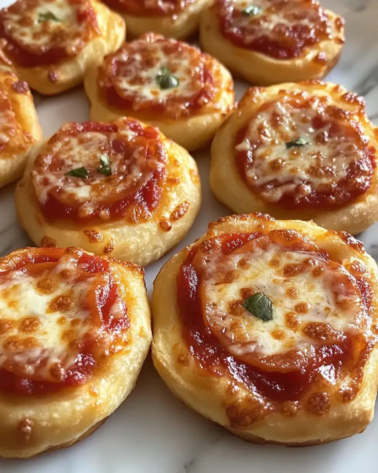 Bite-Sized Bliss: Irresistible Mini Deep Dish Crescent Roll Pizzas - Featured Image