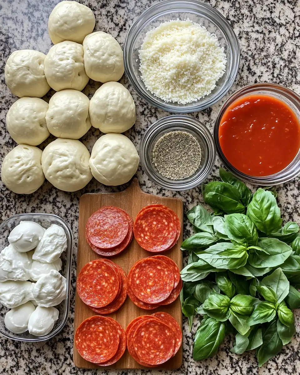 Bite-Sized Bliss: Irresistible Mini Deep Dish Crescent Roll Pizzas 5 Ingredients for Bite-Sized Bliss: Irresistible Mini Deep Dish Crescent Roll Pizzas