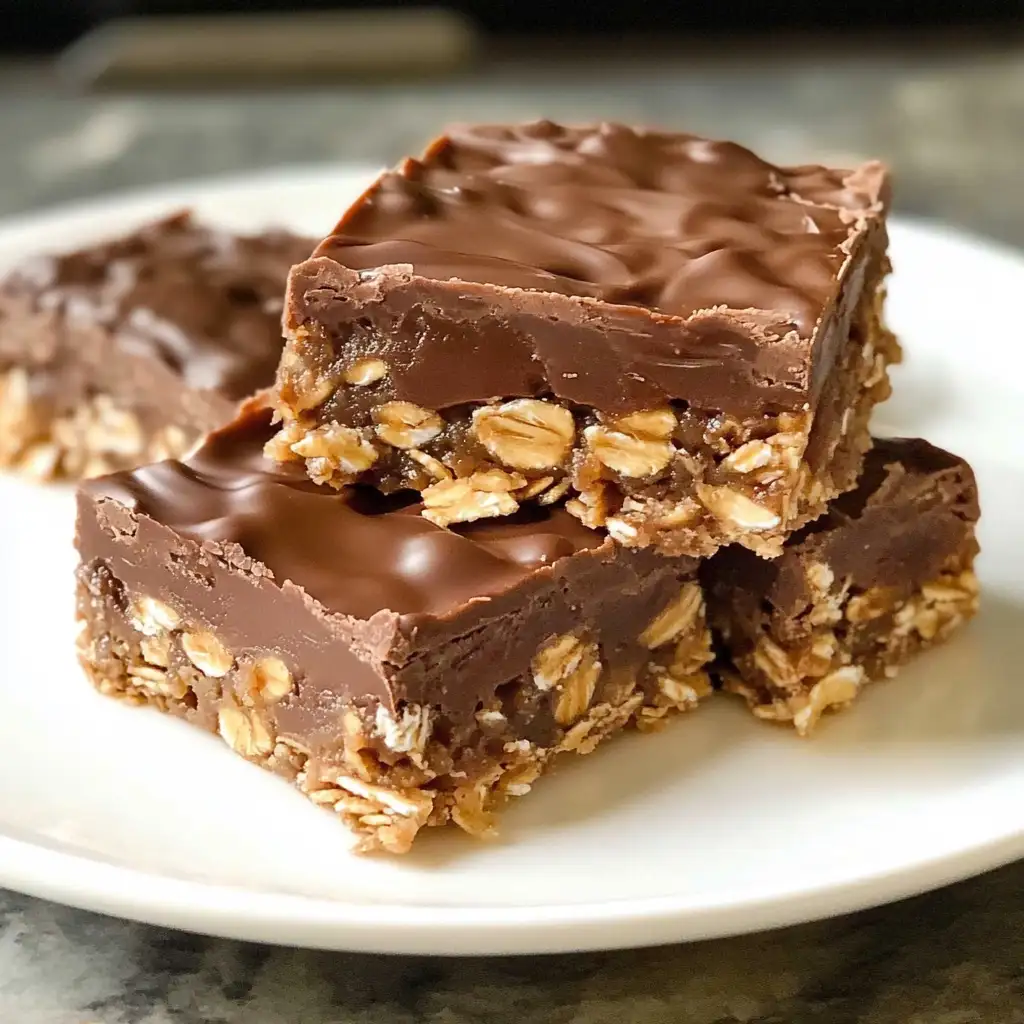 Irresistible No Bake Chocolate Oat Bars: Your New Favorite Treat - Featured Image