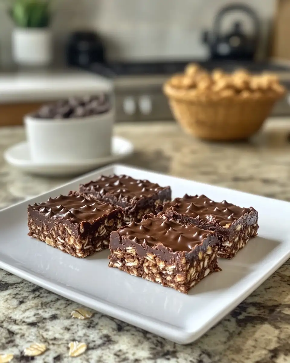 Irresistible No Bake Chocolate Oat Bars: Your New Favorite Treat 6 Final dish - Irresistible No Bake Chocolate Oat Bars: Your New Favorite Treat
