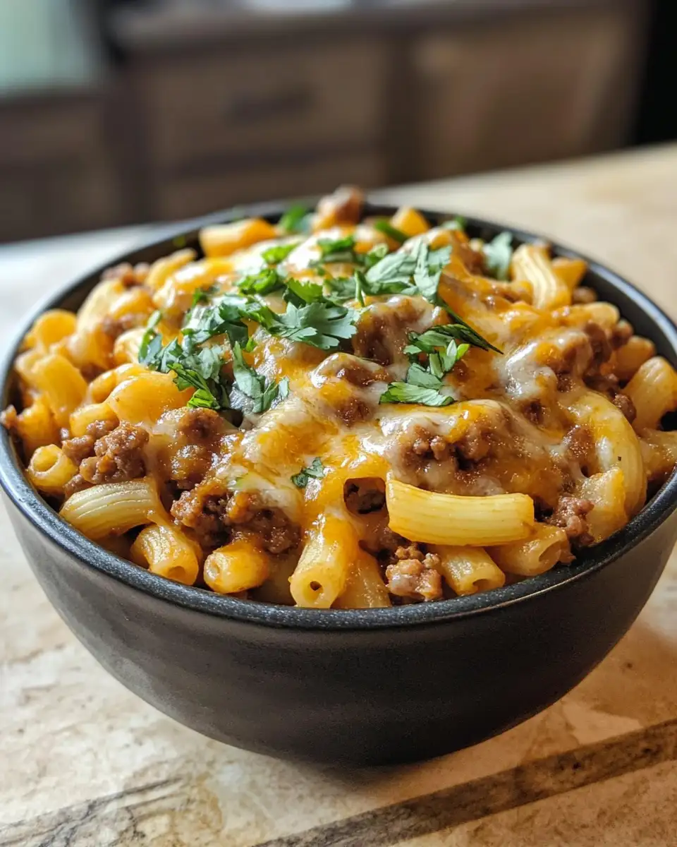 Savor the Flavor: One Pot Taco Mac Magic 7 Final dish - Savor the Flavor: One Pot Taco Mac Magic