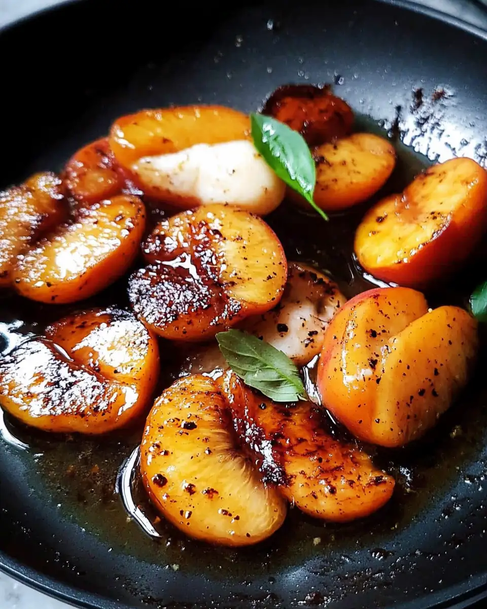 Sizzling Summer Delight: Indulge in Irresistible Pan Fried Peaches - Featured Image