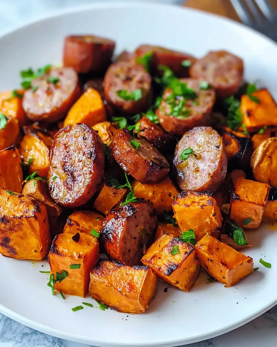 Savory Meets Sweet: Irresistible Sausage and Sweet Potatoes Delight - Featured Image