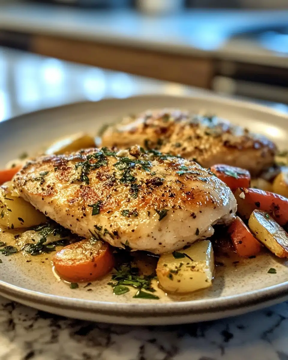 Final dish - Savor the Flavor: Blackstone Garlic Parmesan Chicken Delight