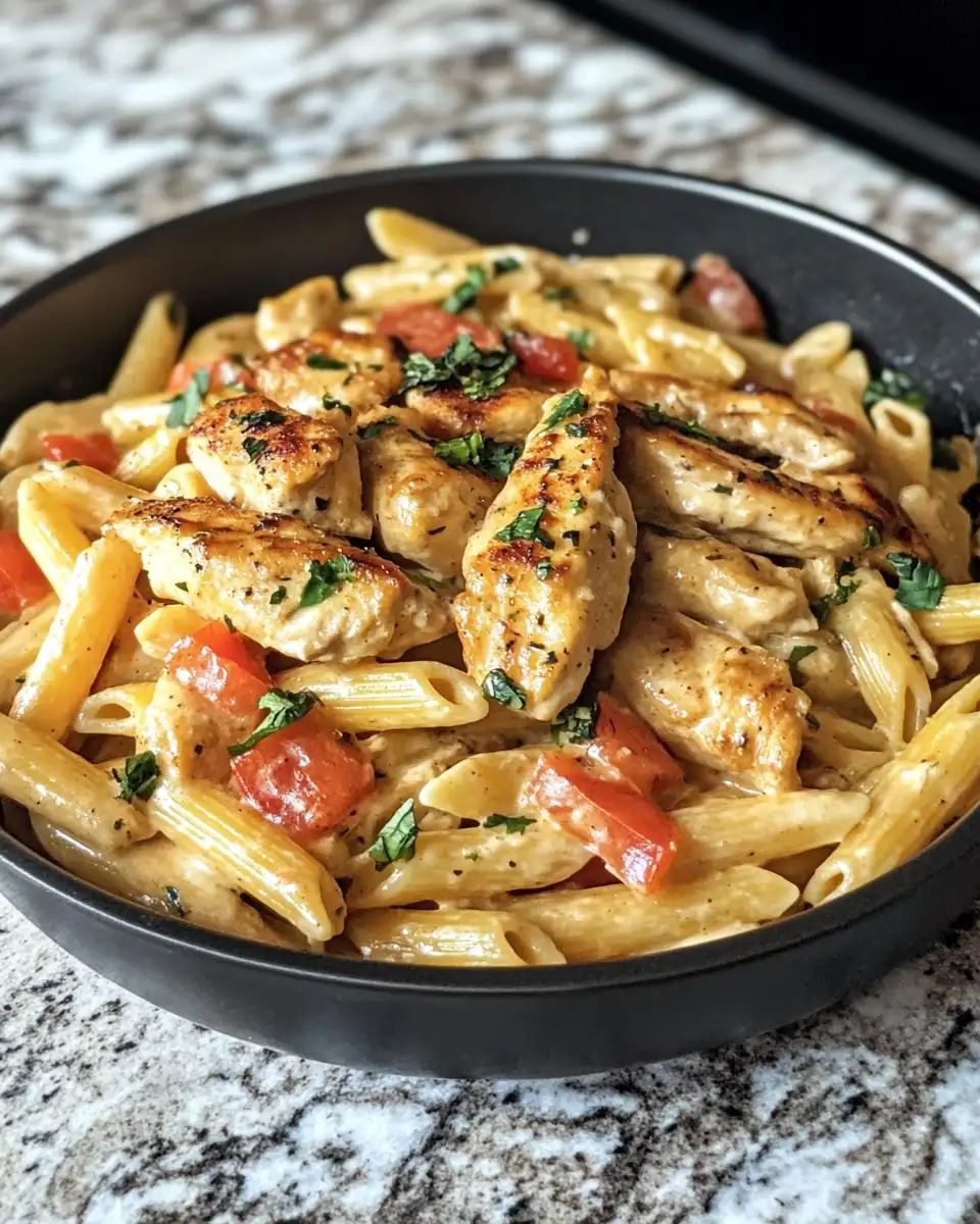 Spice Up Dinner with Southwest Chicken Alfredo Pasta Magic 7 Final dish - Spice Up Dinner with Southwest Chicken Alfredo Pasta Magic