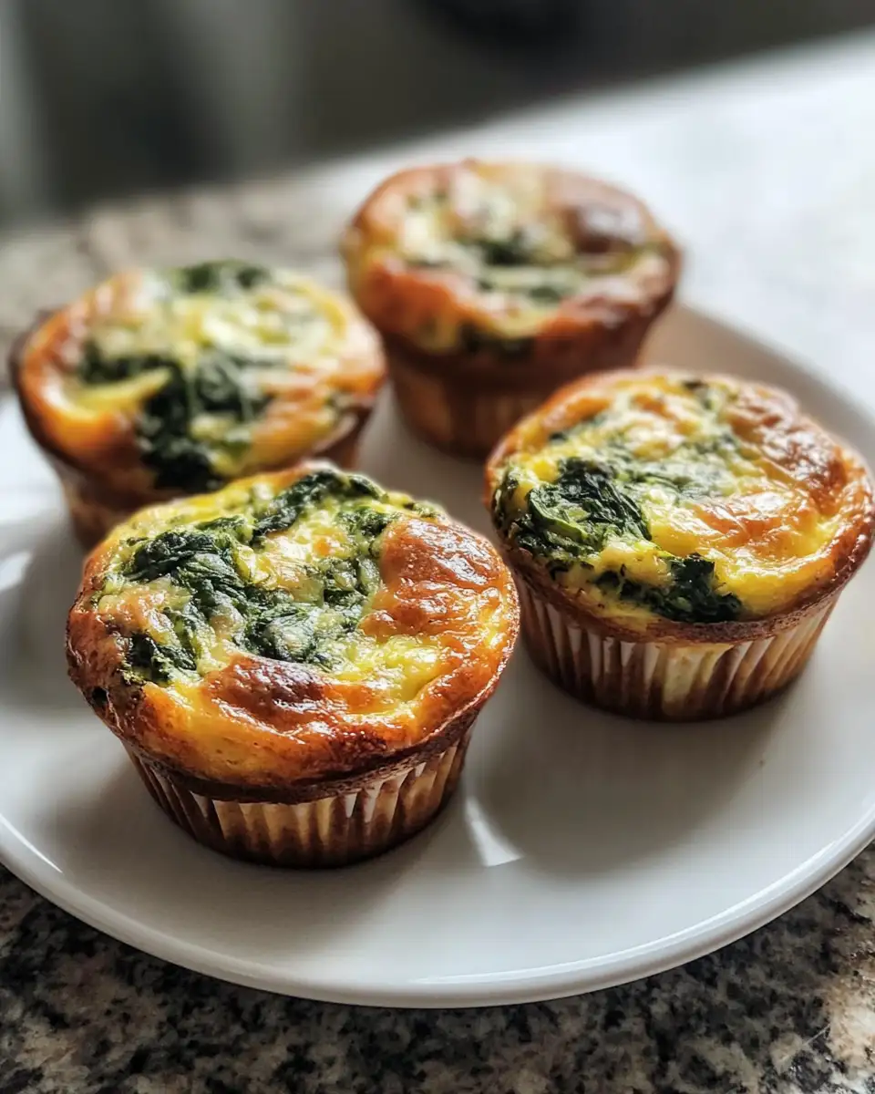 Final dish - Whip Up a Batch of Irresistible Spinach Quiche Muffins Today