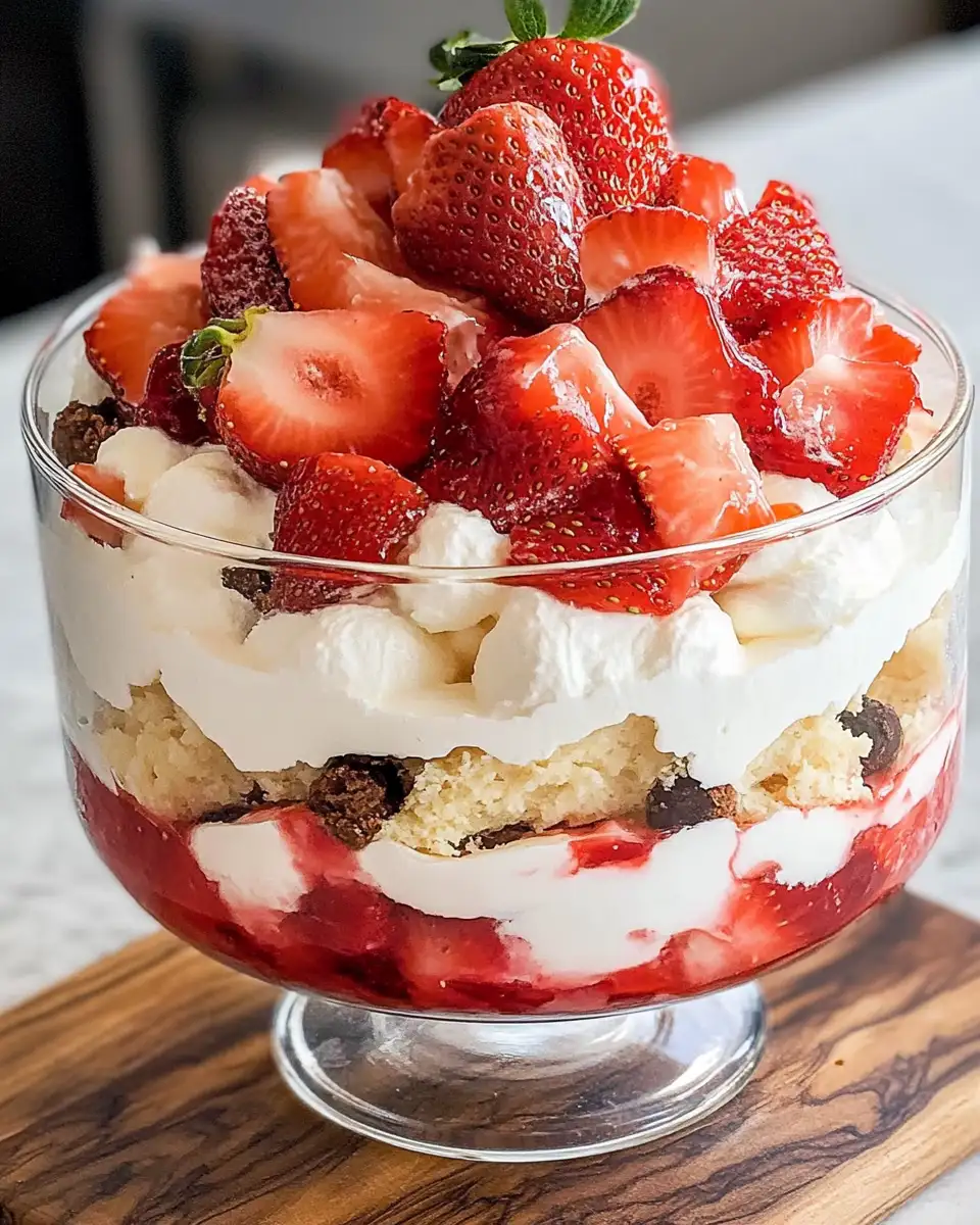 Layered Bliss: Dive into a Strawberry Cheesecake Trifle Delight - Featured Image
