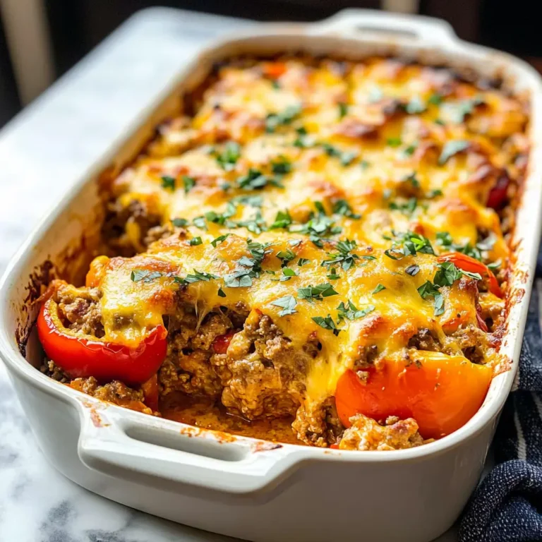 Unleash Comfort in Every Bite with Stuffed Pepper Casserole - Featured Image