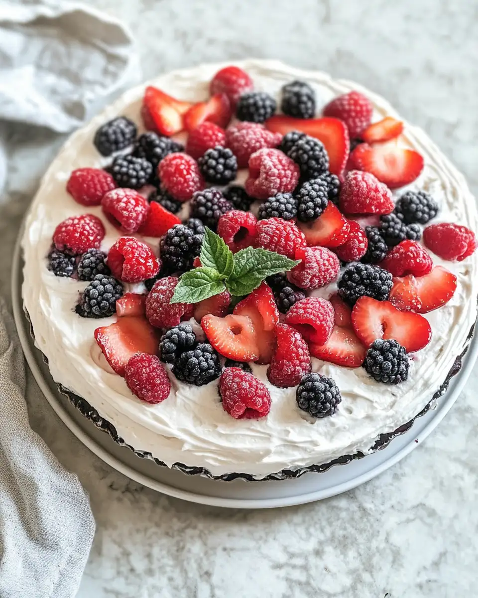 Berry Bliss: Dive Into a Delicious Summer Berry Poke Cake 7 Final dish - Berry Bliss: Dive Into a Delicious Summer Berry Poke Cake