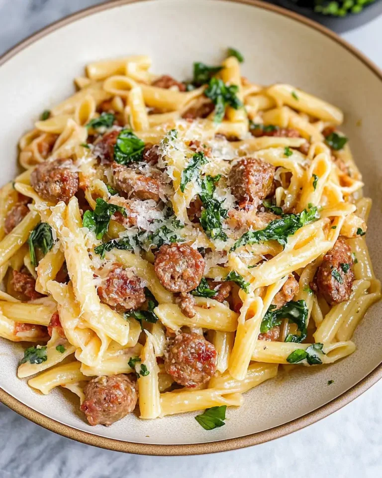 Indulge in the Rich Flavors of Tuscan Sausage Pasta - Featured Image