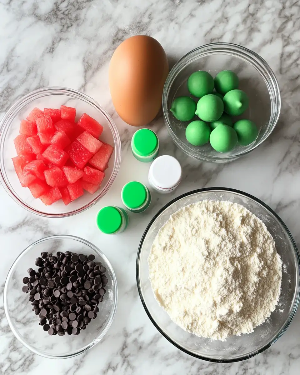 Sweet Summer Delight: Watermelon Cookies That Refresh and Indulge 5 Ingredients for Sweet Summer Delight: Watermelon Cookies That Refresh and Indulge