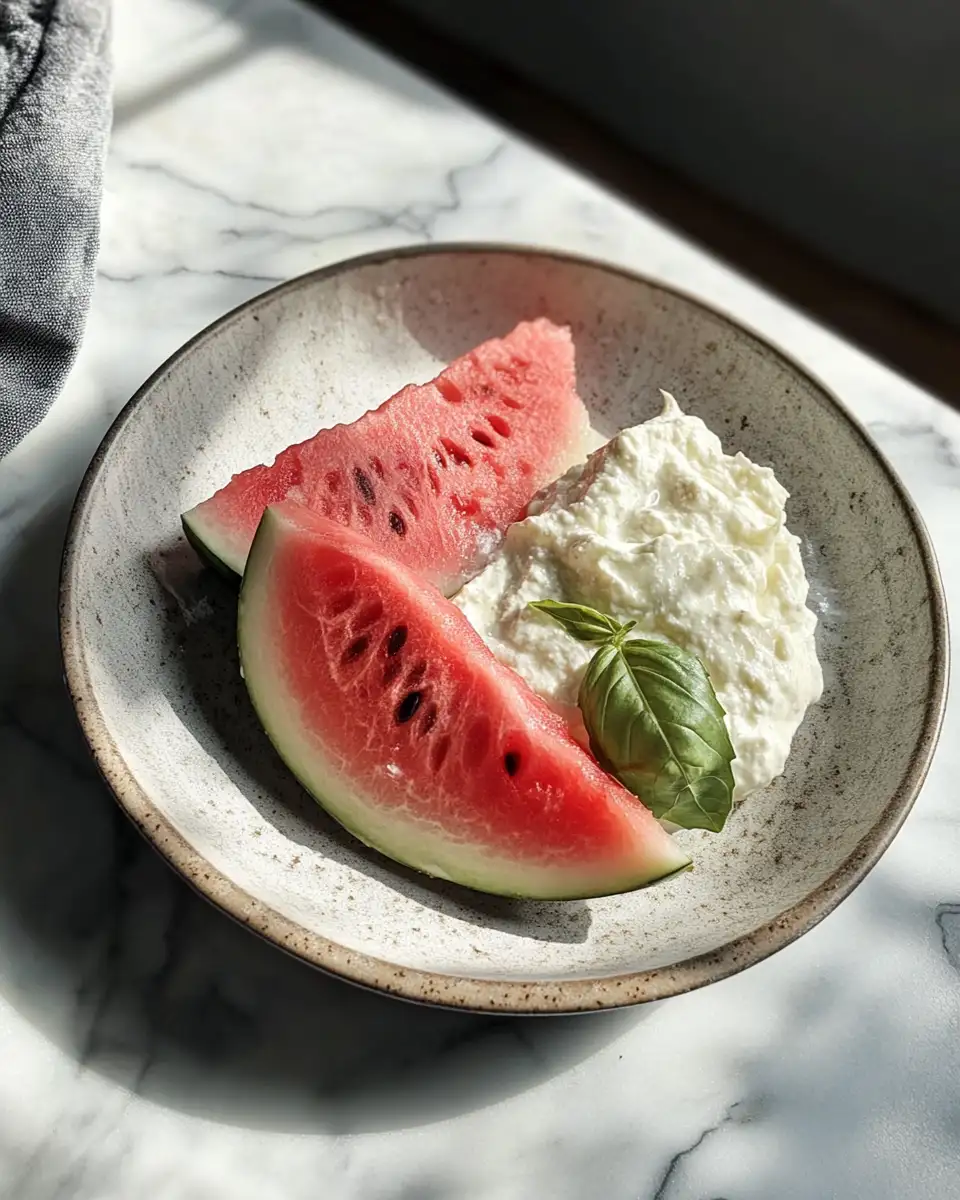 Refreshing Summer Delight with Watermelon Creami 7 Final dish - Refreshing Summer Delight with Watermelon Creami