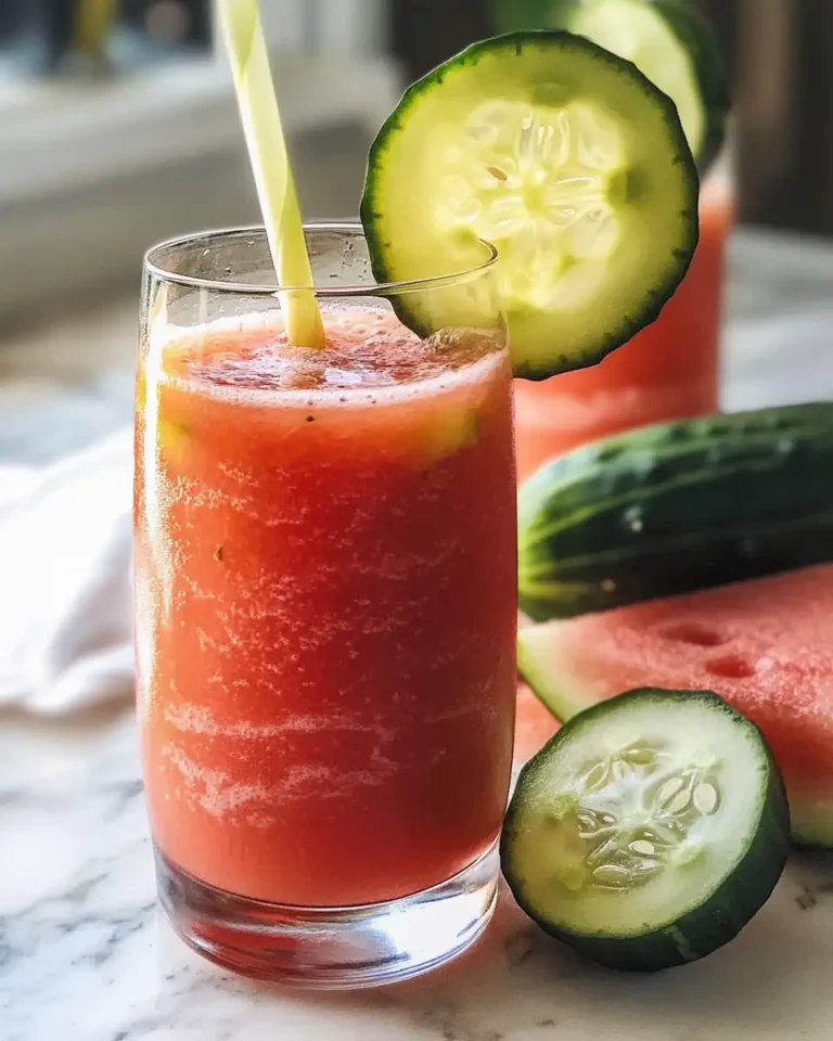 Refreshing Summer Bliss with Watermelon Cucumber Juice - Featured Image
