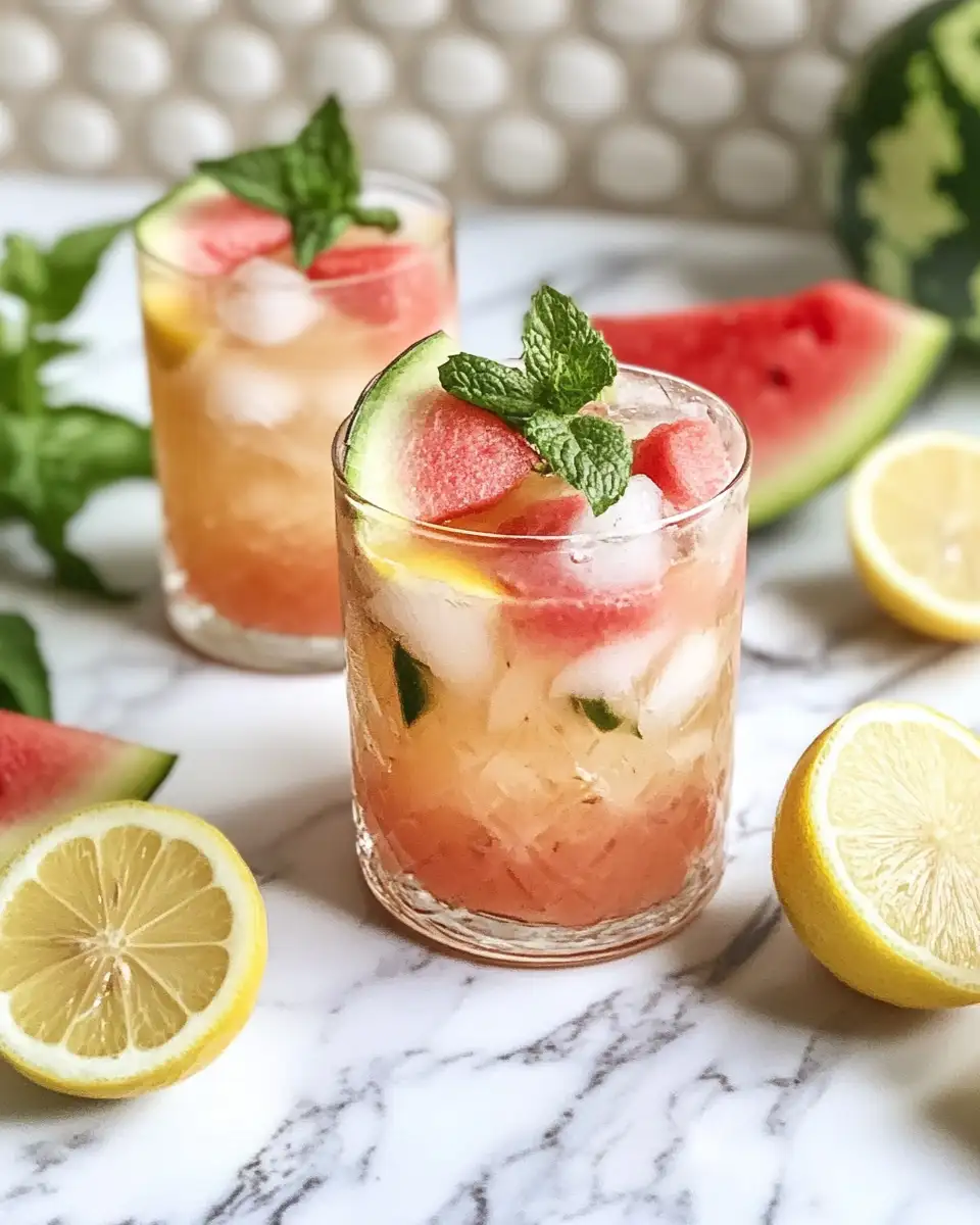 Refreshing Summer Bliss with Watermelon Lemonade 7 Final dish - Refreshing Summer Bliss with Watermelon Lemonade