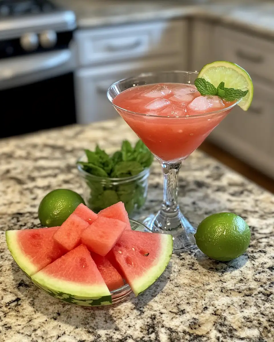 Ingredients for Sip into Summer Bliss with a Refreshing Watermelon Martini