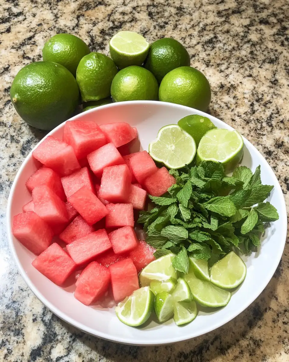 Sip into Summer Bliss with a Refreshing Watermelon Mocktail 5 Ingredients for Sip into Summer Bliss with a Refreshing Watermelon Mocktail