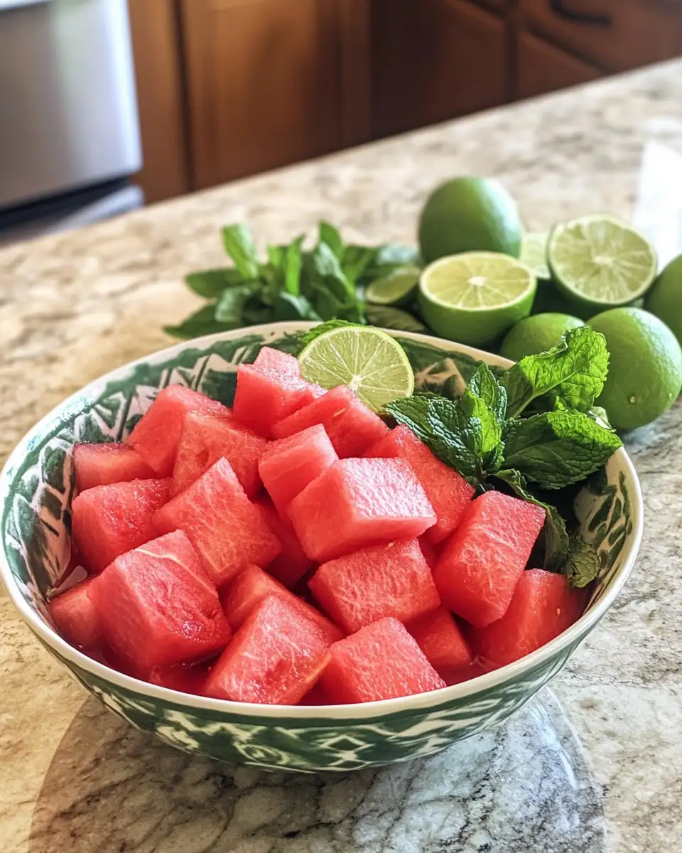 Ingredients for Refreshing Twist: Dive into the Ultimate Watermelon Mojito Experience
