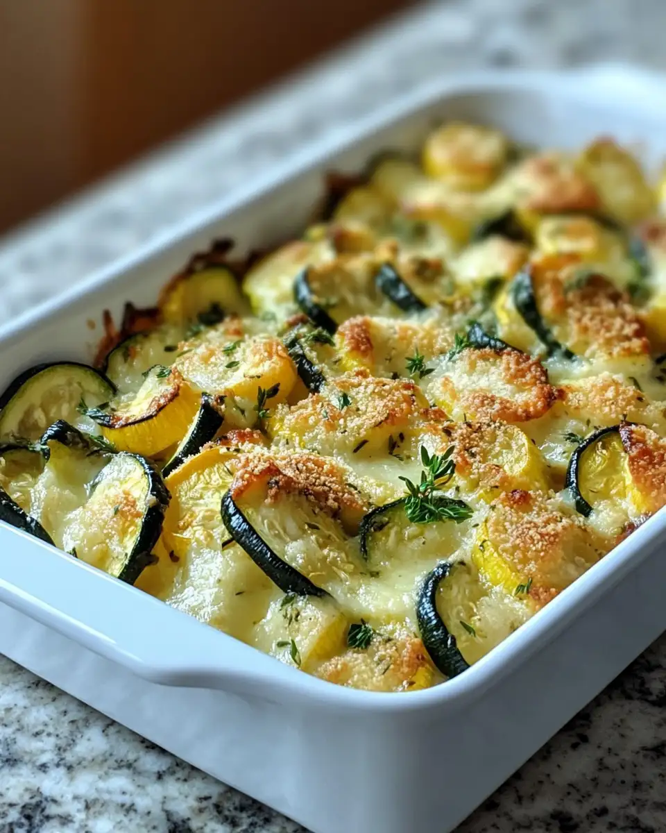 Savor the Flavor of Zucchini and Summer Squash Casserole 7 Final dish - Savor the Flavor of Zucchini and Summer Squash Casserole